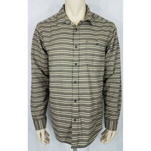 Mountain Hardwear Long Sleeve Striped Shirt Hiking Trekking Mens Size XXL